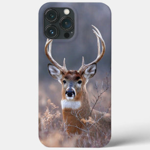 Elegant Whitetail Deer Najaar of Winterseizoen iPhone 13 Pro Max Hoesje