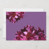 Elegant Wijn rood Foto Bruiloft RSVP Kaart (Achterkant)