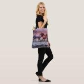 Elegant Wild Horses Artwork | Canvas tas (Op model)