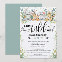 Elegant Wild One Struik Safari Baby shower