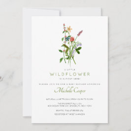 Elegant Wilde Baby shower Uitnodiging