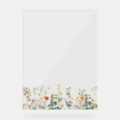 Elegant Wilde Vrijgezellenfeest Acryl Bord (Voorkant)