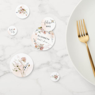 Elegant Wilde Vrijgezellenfeest Tabel Confetti