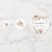 Elegant Wilde Vrijgezellenfeest Tabel Confetti (Voorkanten)