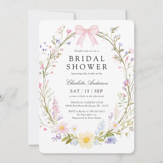 Elegant Wilde Waterverf Florence Vrijgezellenfeest Kaart (Voorkant)