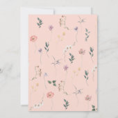 Elegant Wilde Waterverf Florence Vrijgezellenfeest Kaart (Achterkant)