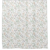 Elegant Wildflower Boho  Douchegordijn (Voorkant)