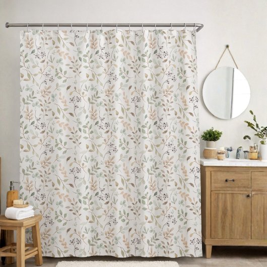 Elegant Wildflower Boho Douchegordijn