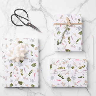 Elegant Wildflower Botanisch Inpakpapier Vel