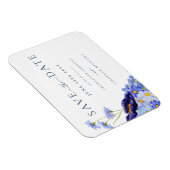 Elegant Wildflower Wedding Magneet (Rechterzijde)