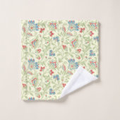 Élégant William Morris Renaissance Floral (Gant de toilette)