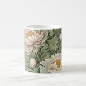 Elégant William Morris Style Peony Flowers Mug (Centre)