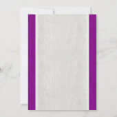 Elegant Wine Bottle Wedding Invitting Kaart (Achterkant)