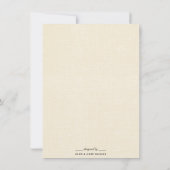 Elegant Wine Tasting Bridal Shower Invitations Kaart (Achterkant)