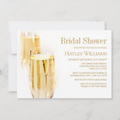 Elegant Wine Tasting Bridal Shower Uitnodiging (Voorkant)