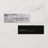 Elegant Winter Grass Mini Visitekaartje (Voorkant / Achterkant)