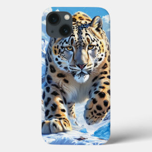 Elegant winter groot katachtigen esthetisch ontwer iPhone 13 hoesje