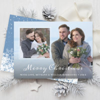 Elegant Winter Kerstmis Snowflakes 2 Foto