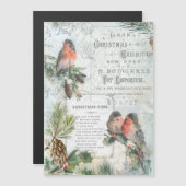 Elegant  Winter Kerstroins (Voorkant / Achterkant)