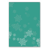 Elegant Winter Wedding Kaart (Achterkant)