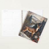Elegant winterhert Natuur ontwerp Planner (Display)