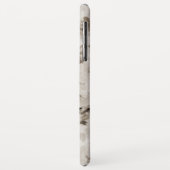  elegant wit grijs ivoor rozen floraal Case-Mate iPhone case (Achterkant/links)