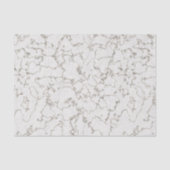 Elegant wit grijs marmeren steen tissuepapier (Voorkant)