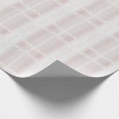 Elegant wit kant bloemverpakkings papier (Hoek)