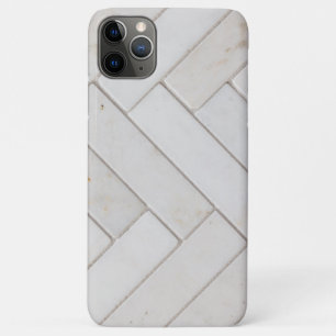 Elegant wit marmer iPhone 11 pro max hoesje