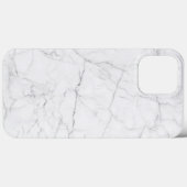 Elegant wit marmer Case-Mate iPhone case (Achterkant (horizontaal))