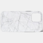 Elegant wit marmer Case-Mate iPhone case (Achterkant (horizontaal))