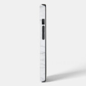 Elegant wit marmer  Case-Mate iPhone case (Achterkant / Links)