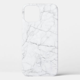 Elegant wit marmer iPhone 12 hoesje