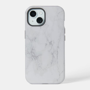 Elegant wit marmer iPhone 15 hoesje