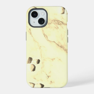 Elegant wit marmer iPhone 15 hoesje