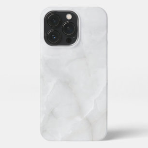Elegant wit marmer iPhone 13 pro hoesje
