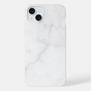 Elegant wit marmer iPhone 15 plus case