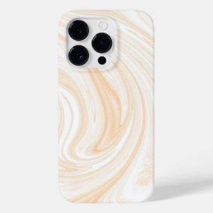 Elegant wit marmeren patroon Case-Mate iPhone 14 pro hoesje