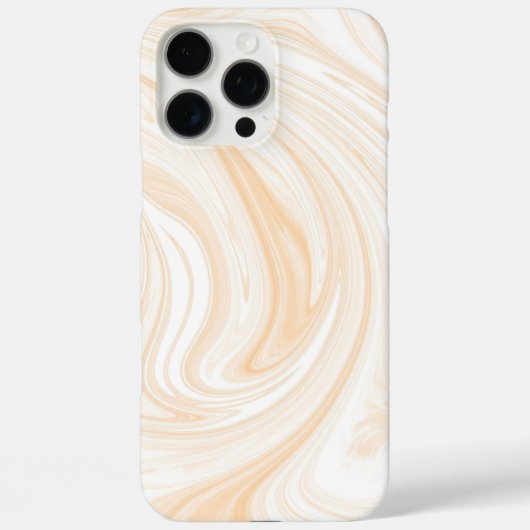 Elegant wit marmerpatroon Case-Mate iPhone case (Achterkant)