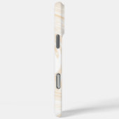 Elegant wit marmerpatroon Case-Mate iPhone case (Achterkant / Rechts)