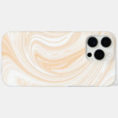 Elegant wit marmerpatroon Case-Mate iPhone case (Achterkant (horizontaal))