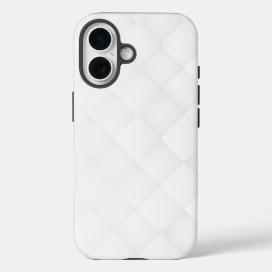 Elegant Wit Patroon  Case-Mate iPhone Case (Achterkant)