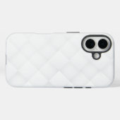Elegant Wit Patroon  Case-Mate iPhone Case (Achterkant (horizontaal))