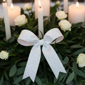 Elegant wit patroon lint