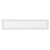 Elegant wit patroon middelgrote tabelrunner korte tafelloper (Horizontaal)