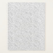 Elegant wit patroon planner (Voorkant)