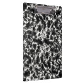 Elegant wit zwart marmer klembord (Rechts)