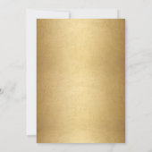 Elegant witgoud zwart schrift 2025 afstudeerkaart aankondiging (Achterkant)