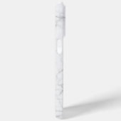 Elegant Witte Marmer Case-Mate iPhone Case (Achterkant / Rechts)