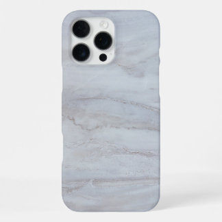 Elegant Witte Marmer iPhone 16 Pro Max Hoesje